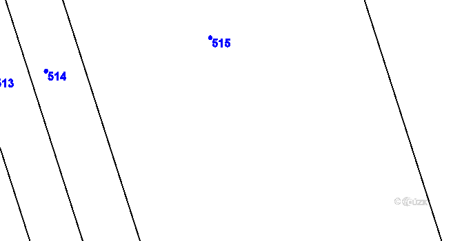 Parcela st. 370/21 v KÚ Loděnice, Katastrální mapa