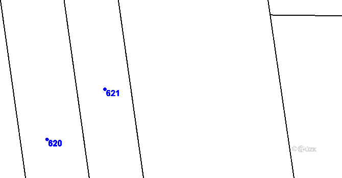 Parcela st. 390/19 v KÚ Loděnice, Katastrální mapa
