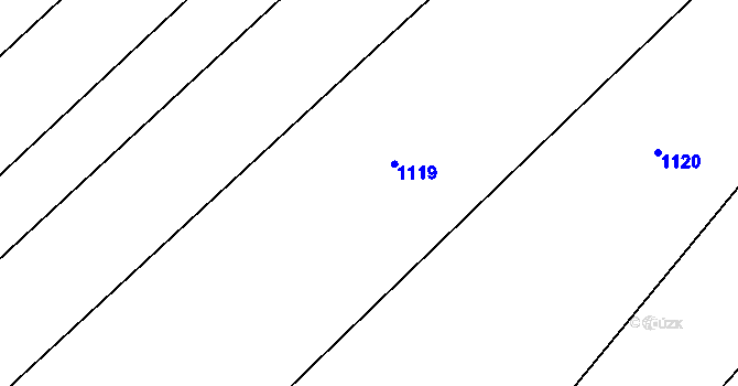 Parcela st. 655/21 v KÚ Neplachovice, Katastrální mapa