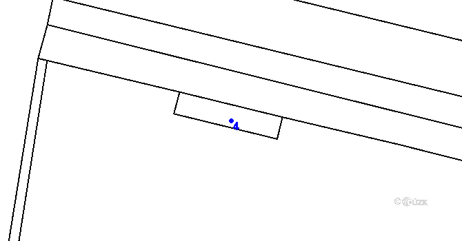 Parcela st. 4 v KÚ Štemplovec, Katastrální mapa