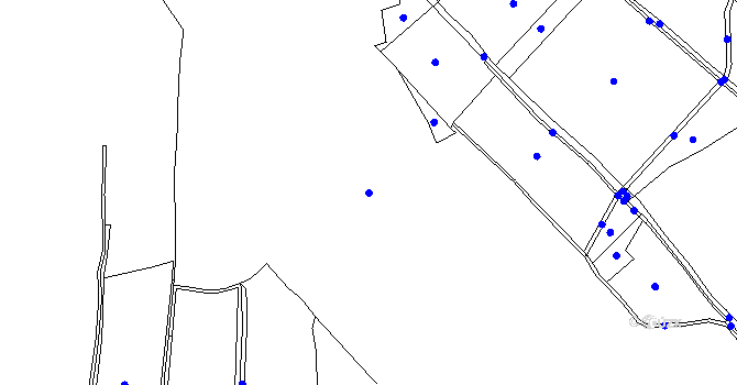 Parcela st. 587 v KÚ Hejnov, Katastrální mapa