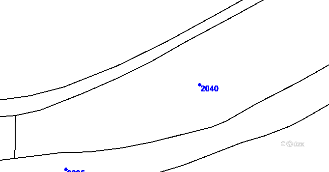 Parcela st. 246/3 v KÚ Holedeč, Katastrální mapa