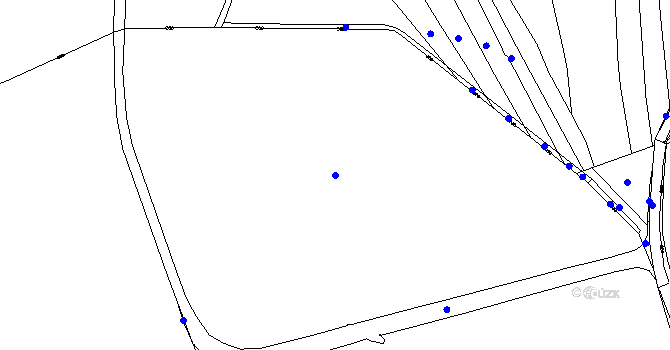 Parcela st. 231/1 v KÚ Holoubkov, Katastrální mapa
