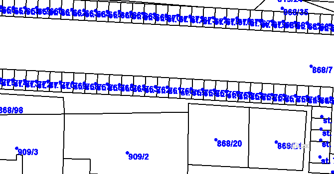 Parcela st. 760 v KÚ Holýšov, Katastrální mapa