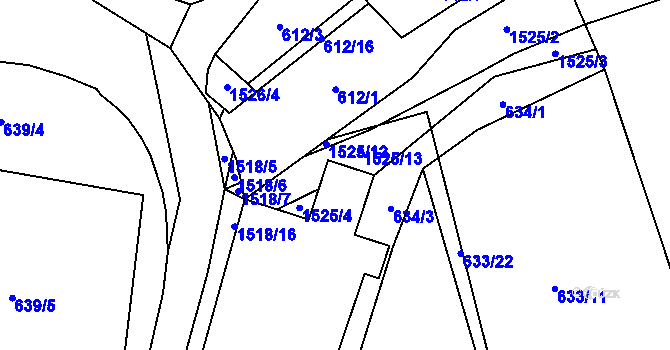 Parcela st. 39/6 v KÚ Holýšov, Katastrální mapa