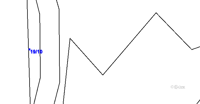 Parcela st. 19/9 v KÚ Babiny II, Katastrální mapa