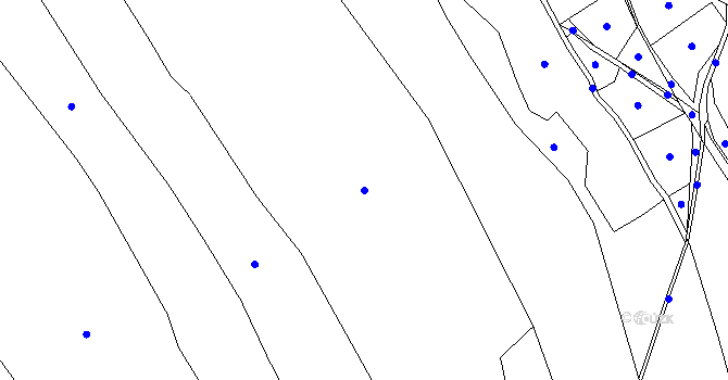 Parcela st. 2097/1 v KÚ Dlouhá Stropnice, Katastrální mapa