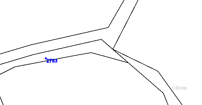 Parcela st. 547/7 v KÚ Dlouhá Stropnice, Katastrální mapa