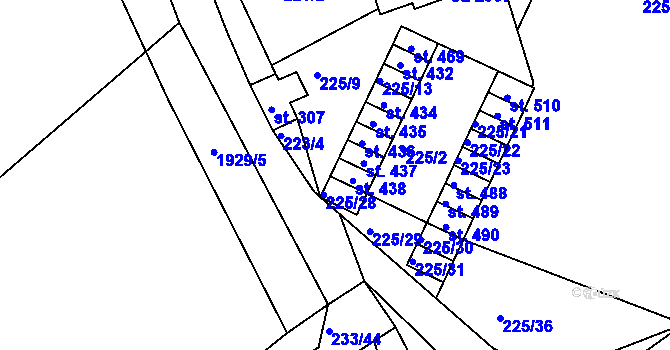 Parcela st. 225/17 v KÚ Horní Stropnice, Katastrální mapa