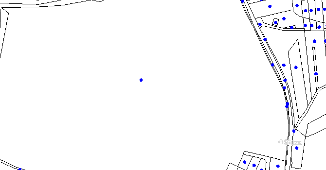 Parcela st. 238/1 v KÚ Horoušany, Katastrální mapa