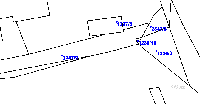 Parcela st. 2347/11 v KÚ Horšovský Týn, Katastrální mapa