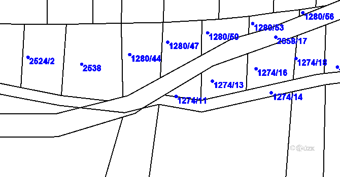 Parcela st. 2658/12 v KÚ Horšovský Týn, Katastrální mapa