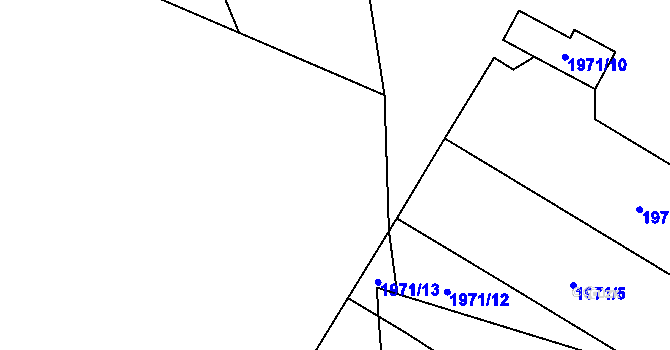Parcela st. 2117/4 v KÚ Podražnice, Katastrální mapa