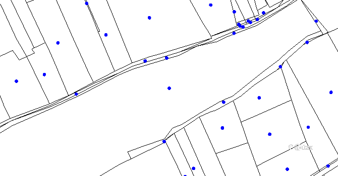 Parcela st. 2290/2 v KÚ Hořovice, Katastrální mapa