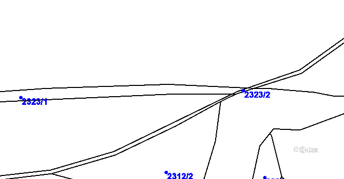 Parcela st. 422/2 v KÚ Hokov, Katastrální mapa