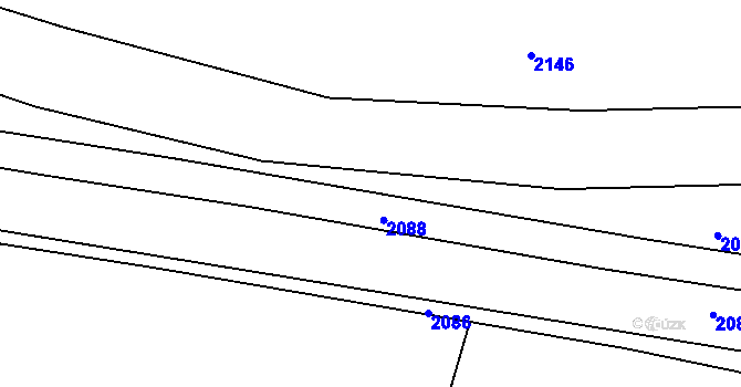 Parcela st. 375/22 v KÚ Hokov, Katastrální mapa