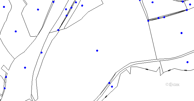 Parcela st. 774/1 v KÚ Hosín, Katastrální mapa