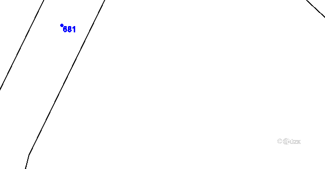 Parcela st. 70 v KÚ Hospozín, Katastrální mapa