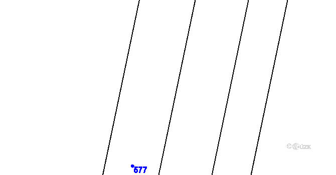 Parcela st. 170/49 v KÚ Hospozín, Katastrální mapa