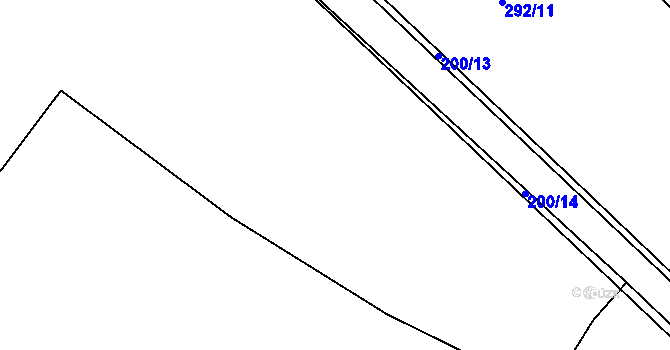 Parcela st. 448/20 v KÚ Hostim u Berouna, Katastrální mapa