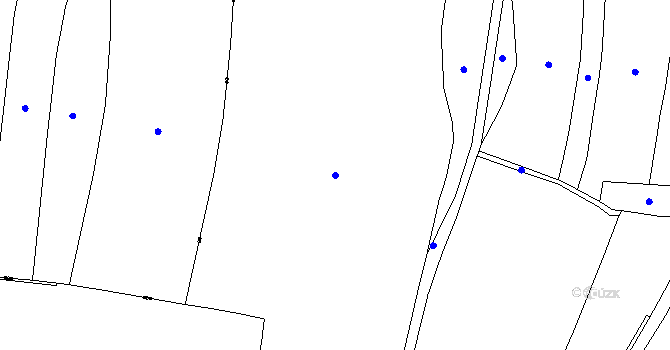 Parcela st. 173 v KÚ Horoušany u Hostouně, Katastrální mapa