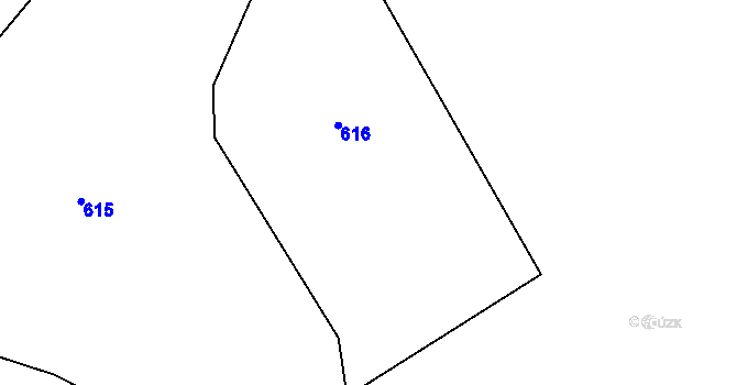 Parcela st. 321/2 v KÚ Slatina u Hostouně, Katastrální mapa