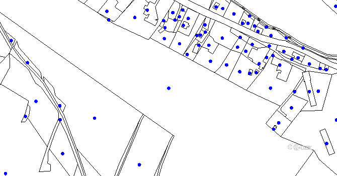 Parcela st. 139/1 v KÚ Staré Purkartice, Katastrální mapa