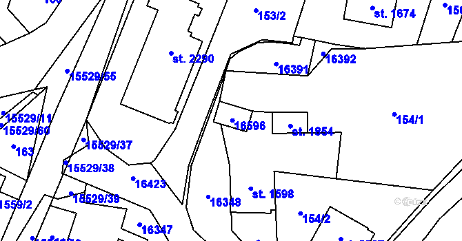 Parcela st. 122 v KÚ Hovězí, Katastrální mapa