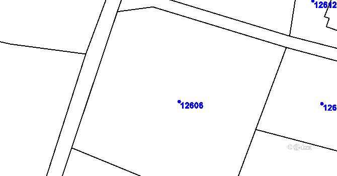 Parcela st. 10343 v KÚ Hrabětice, Katastrální mapa