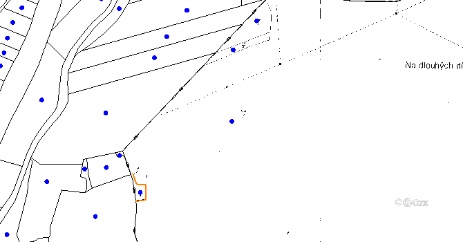 Parcela st. 69/1 v KÚ Střelice, Katastrální mapa