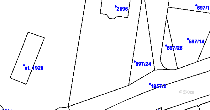 Parcela st. 337 v KÚ Kukleny, Katastrální mapa