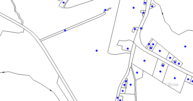 Parcela st. 417/1 v KÚ Trojmezí, Katastrální mapa