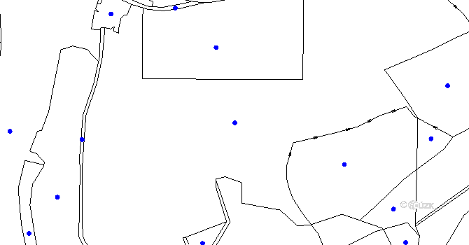 Parcela st. 272/1 v KÚ Trojmezí, Katastrální mapa