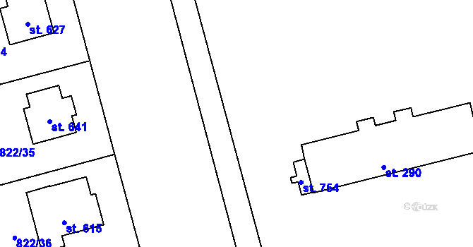 Parcela st. 30 v KÚ Hrochův Týnec, Katastrální mapa