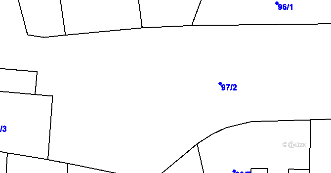 Parcela st. 91/1 v KÚ Hrochův Týnec, Katastrální mapa