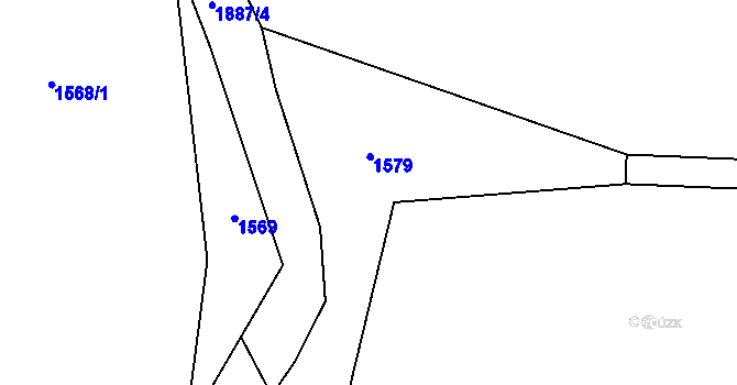 Parcela st. 226/2 v KÚ Hrochův Týnec, Katastrální mapa