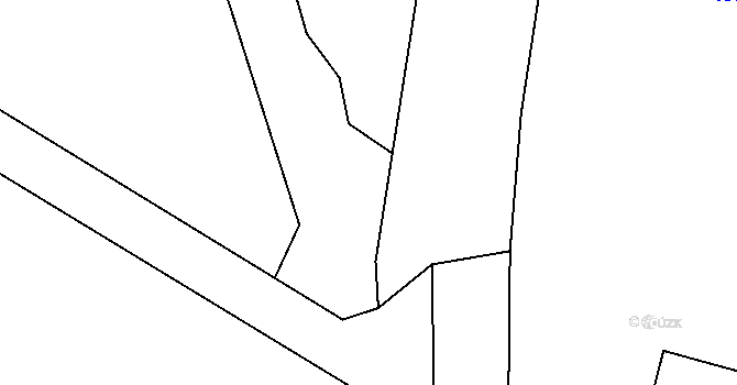 Parcela st. 237/4 v KÚ Hrochův Týnec, Katastrální mapa