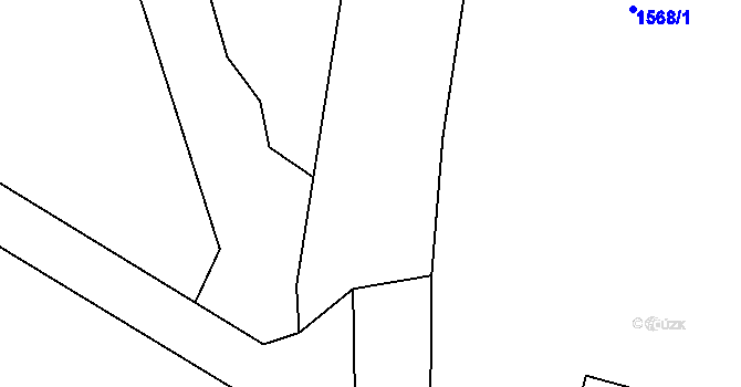 Parcela st. 237/7 v KÚ Hrochův Týnec, Katastrální mapa