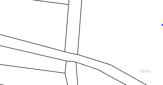Parcela st. 320/22 v KÚ Hrochův Týnec, Katastrální mapa