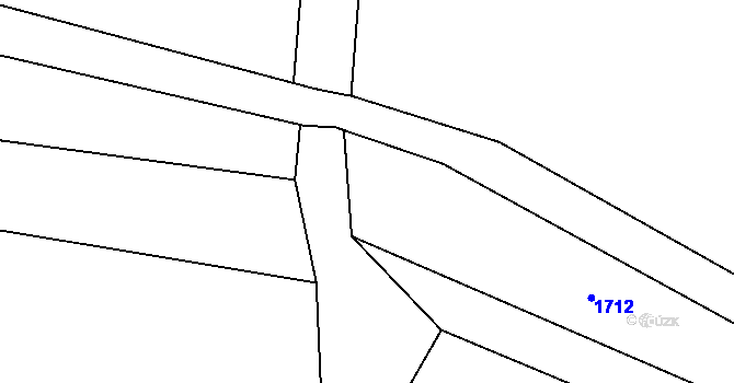 Parcela st. 320/23 v KÚ Hrochův Týnec, Katastrální mapa