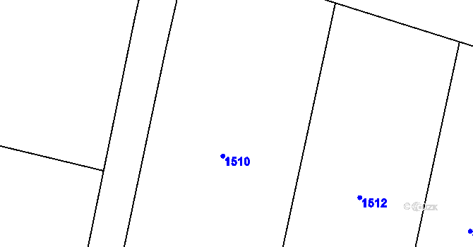 Parcela st. 480/3 v KÚ Hrochův Týnec, Katastrální mapa