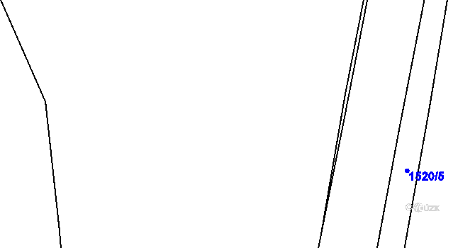 Parcela st. 504/2 v KÚ Hrochův Týnec, Katastrální mapa