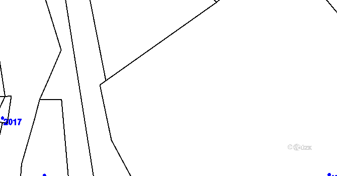 Parcela st. 129/3 v KÚ Hrochův Týnec, Katastrální mapa