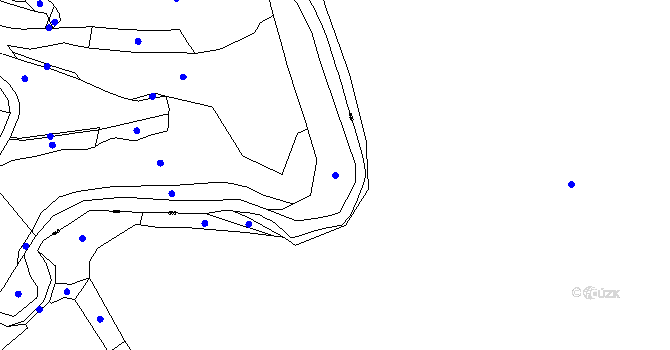 Parcela st. 161/1 v KÚ Hroznětice, Katastrální mapa