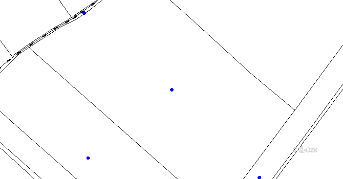 Parcela st. 394/5 v KÚ Hrozová, Katastrální mapa