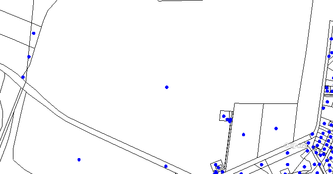 Parcela st. 246/1 v KÚ Henčov, Katastrální mapa