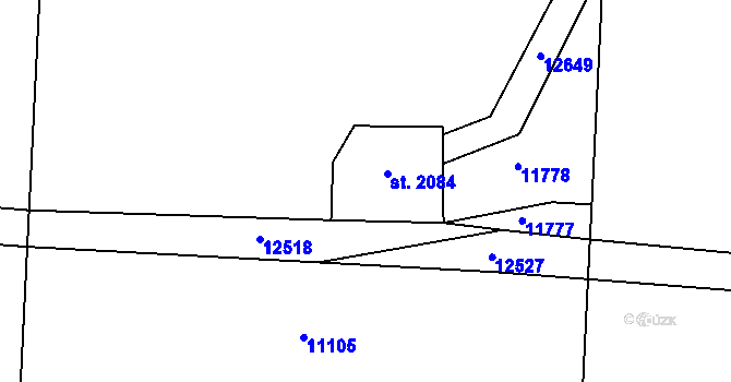 Parcela st. 763 v KÚ Hrušovany nad Jevišovkou, Katastrální mapa