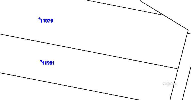 Parcela st. 4422/5 v KÚ Hrušovany nad Jevišovkou, Katastrální mapa