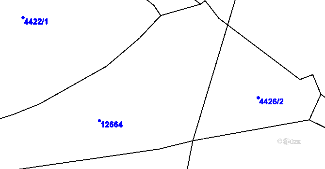 Parcela st. 4426/1 v KÚ Hrušovany nad Jevišovkou, Katastrální mapa