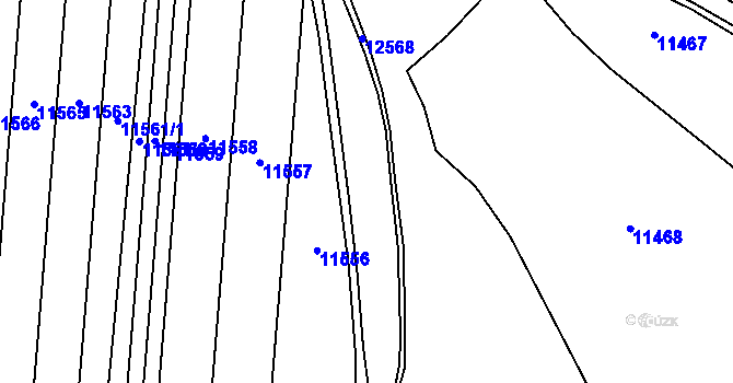 Parcela st. 4681 v KÚ Hrušovany nad Jevišovkou, Katastrální mapa